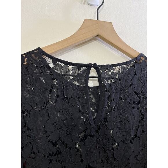 Y2K Fairygoth Romantic Babydoll Dress XS Floral Embroidery Whimsigoth Cottage - Picture 13 of 16